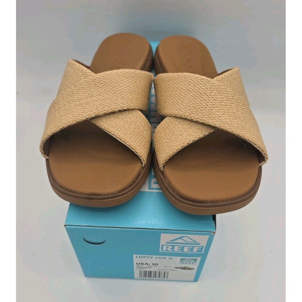 Reef Lofty Lux Slide Sandal Women's Size 10 Excellent Beach